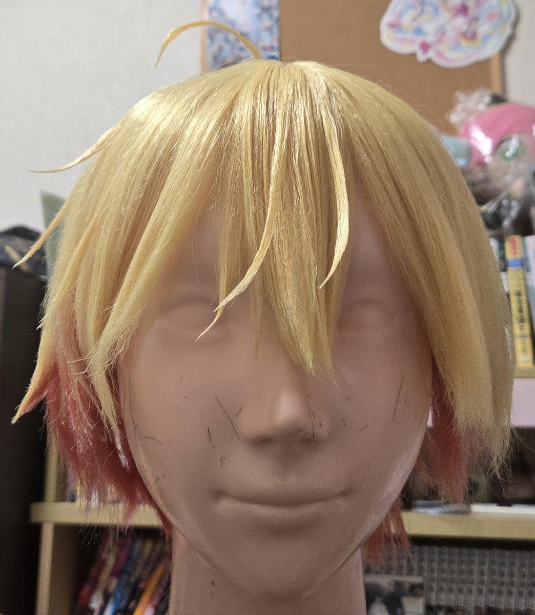 74_fuyukicos's tweet photo. 妹と色味合わせたくてアクアのウィッグ作り直してる https://t.co/EMgoGNFn40