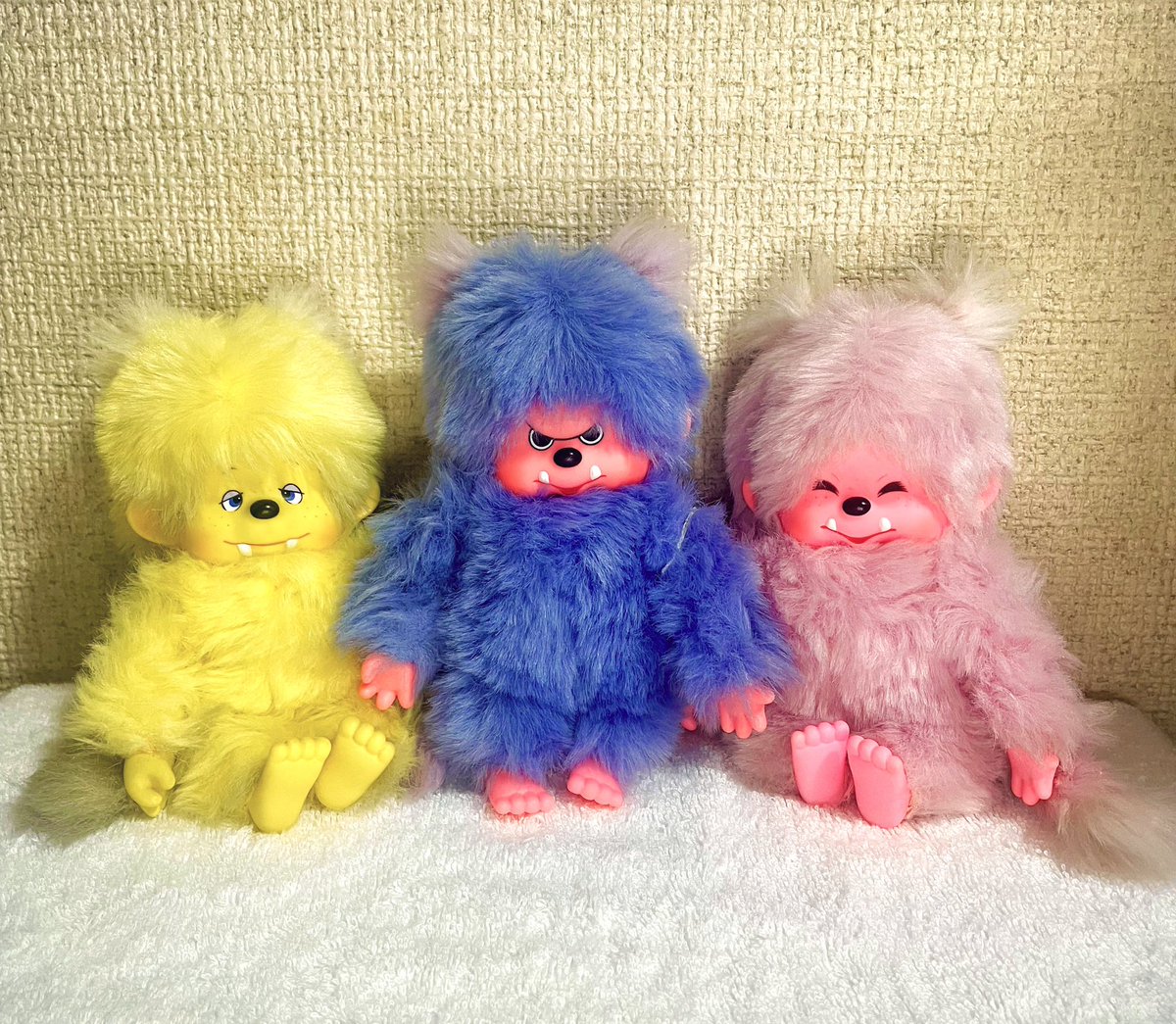 roco_roco777's tweet photo. キッキー&amp;ウッキーが揃いました。
販売数が少なくとても珍しい3人組です。
#モンチッチ
#ビンテージ
#昭和レトロ https://t.co/VexKXkxVRB