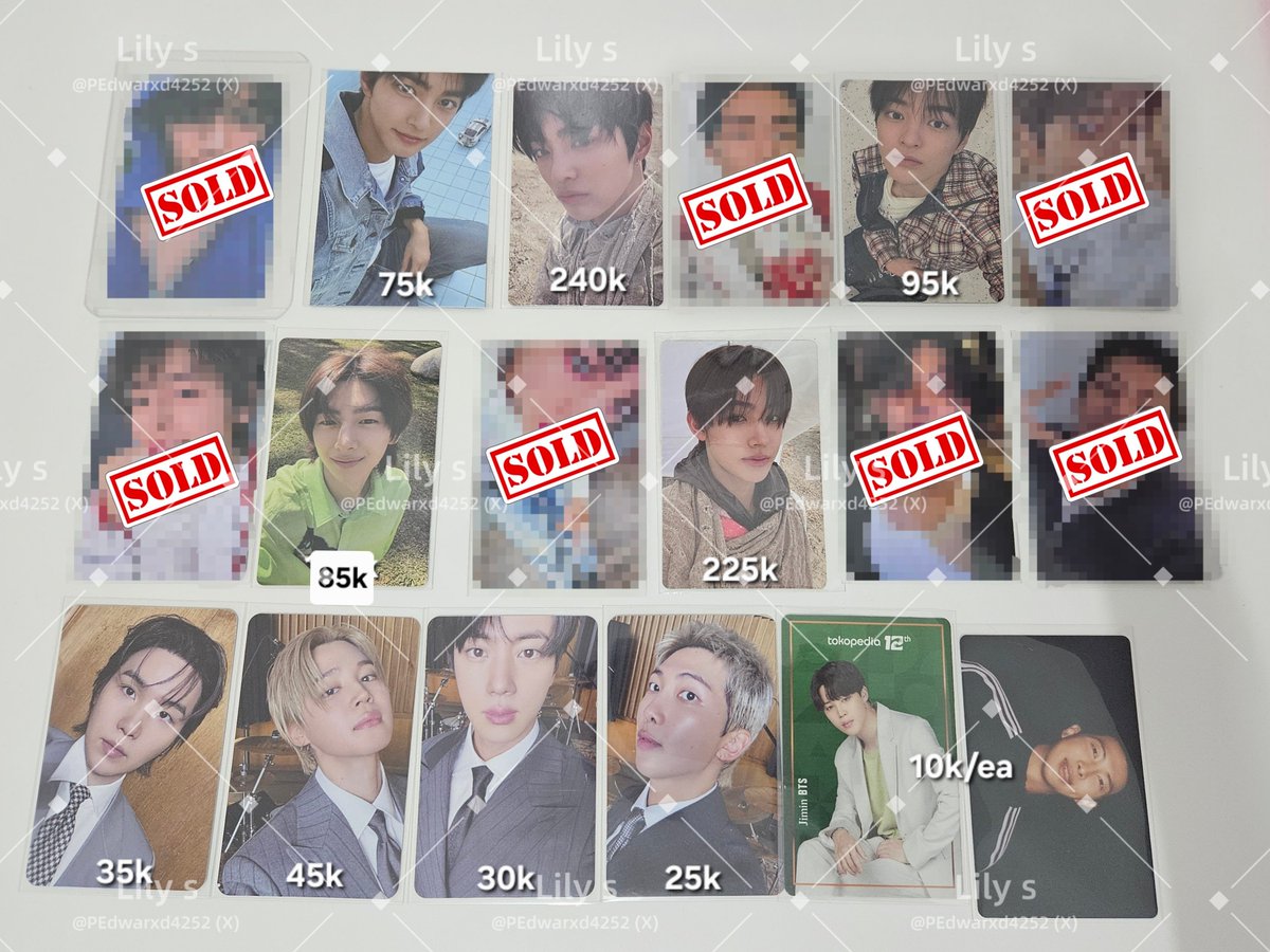 PEdwarxd4252's tweet photo. WANT TO SELL pc cortis, bts

✅️negtip
✅️freebies
✅️splitpay. bisa full🍊tp ada +adm
❌️pack

BTS TAKE ALL 125K

💬keonho sg, kono sean ytg acai bridge, juhoon cotl juju, seonghyeon, jimin, suga, jin, rm, namjoon, photocard bts living legend #wts https://t.co/H8358QOx88