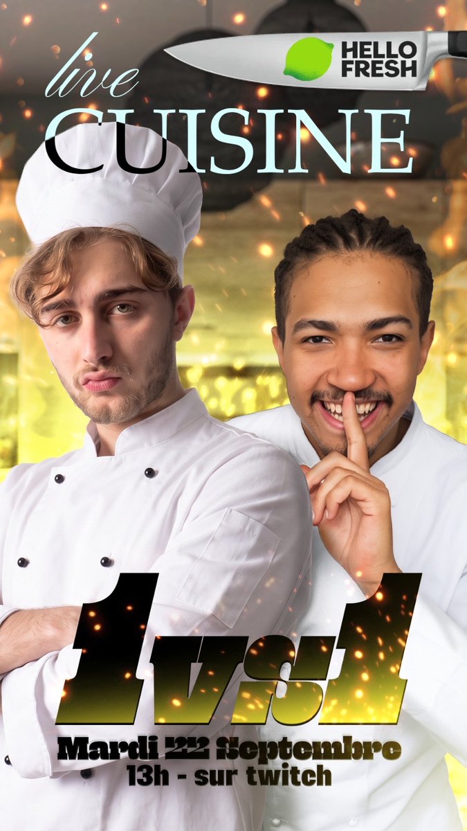 Grimkujow_'s tweet photo. Live cuisine contre Théo à 13h je vais l’anéantir dsl 

Le visuel est horrible c’est Théo qui l’a fait je dénonce https://t.co/qHsd8sGA0r