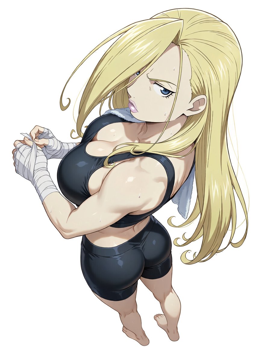 bakuro_site's tweet photo. 鋼の錬金術師｜オリヴィエ・アームストロング
SFW AI illustration.
#鋼の錬金術師 #オリヴィエアームストロング #AIイラスト https://t.co/g6BTrtdMY3