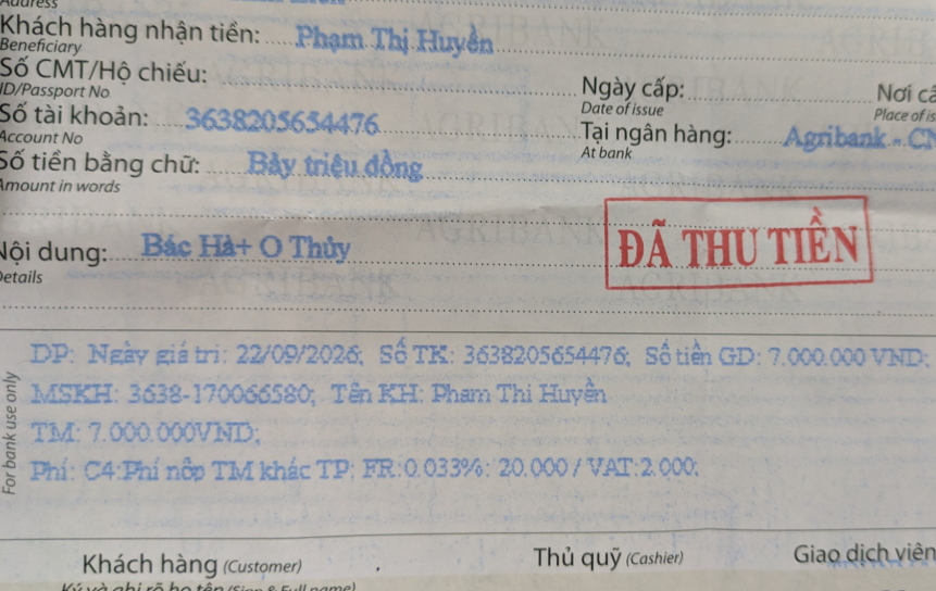 ngdangha's tweet photo. Chuyển 7 triệu cho cháu Sơn. Mua pin điện thoại. SG mưa to từ chiều. https://t.co/1CEFiMfabR