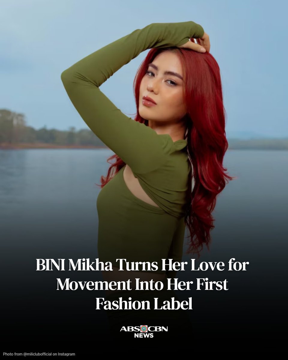 ABSCBNNews's tweet photo. BINI Mikha launches her clothing label and passion project "Mili Club," which stands for: Move, Intend, Lifestyle, and Inspire. 

Read: https://t.co/gFBGp4ERTi https://t.co/r8JEnijv4s