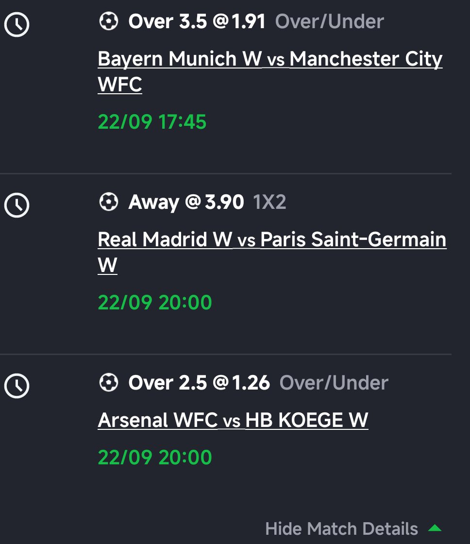 Bvxrmr1's tweet photo. SPORTYBET 💹💹💪

Booking code
🏆 9 odds 
▶️ JFP13W

LINK 🖇️ https://t.co/bJxqNPF44o

#TrendingNow #trending #sportyforeverybody #Sportybetcode https://t.co/zKF1dHUxtd