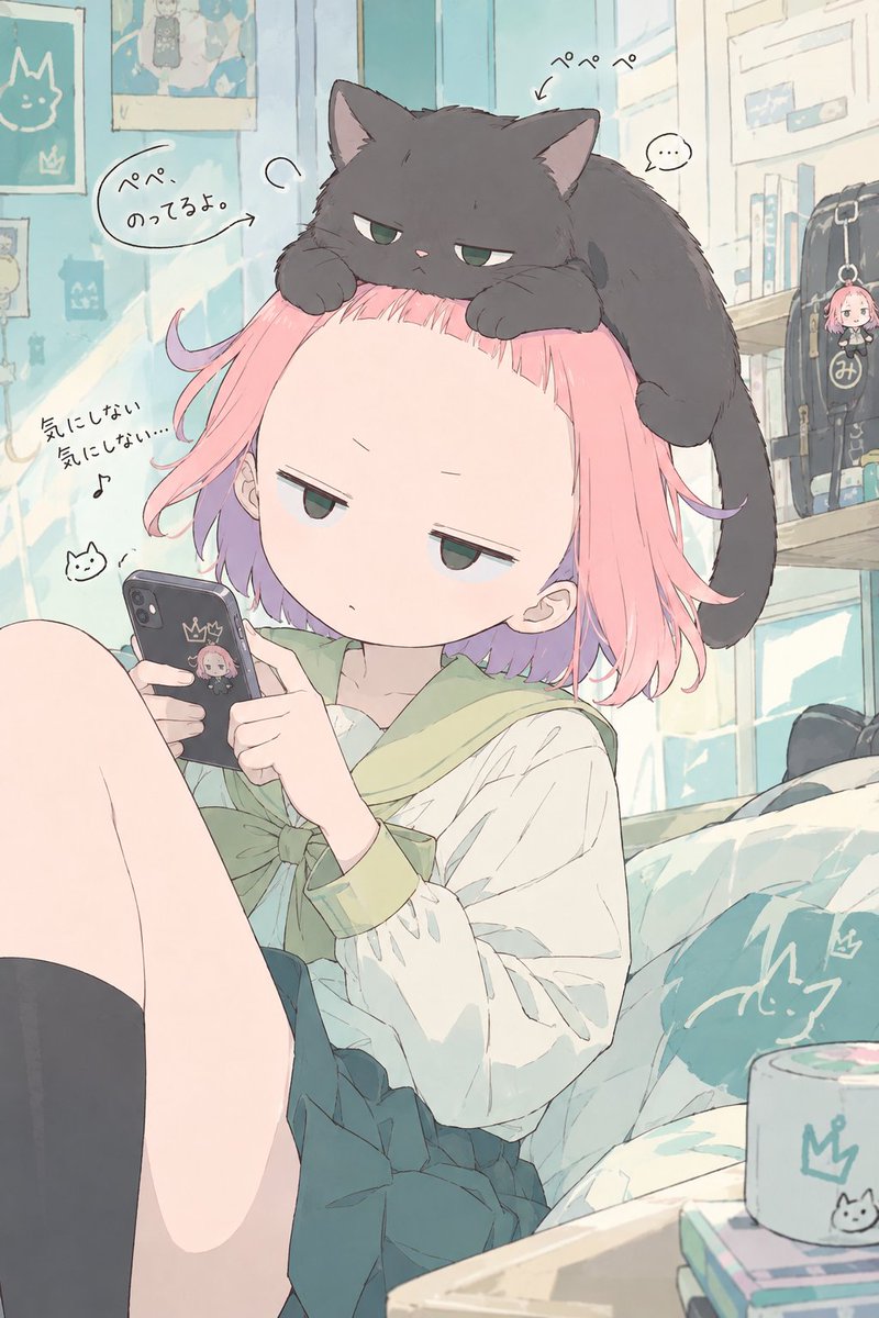 kushiro2025's tweet photo. 細かいことは
気にしない
気にしない……

ALT必見
#AIイラスト https://t.co/NWoVHoU9ak