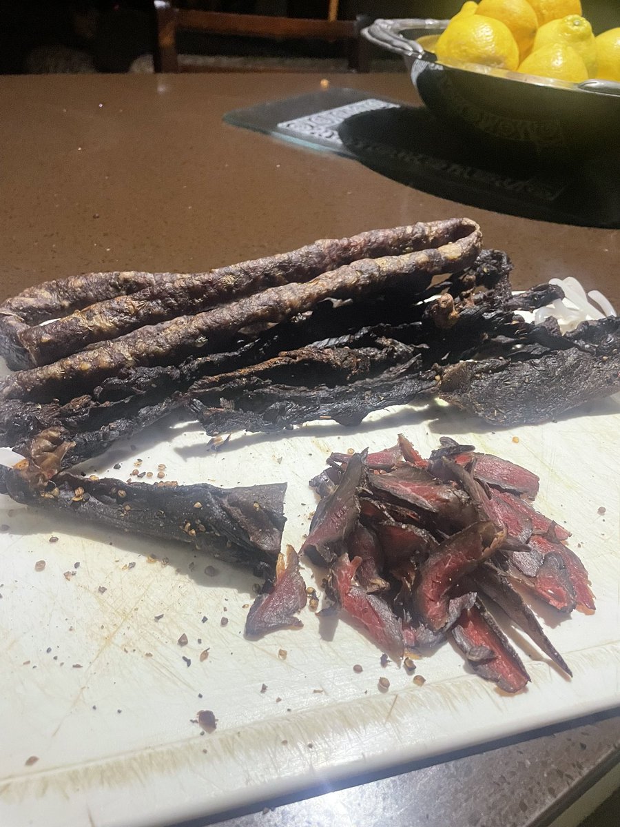 lovebyt_e's tweet photo. @Official_FUNDI Biltong is my taste of home—seasoned with coriander and patience, then dried in my own dehydrator. Every slice carries Mzansi’s tradition of preserving, sharing and gathering. 🇿🇦🥩 #HeritageMonth #KnowMoreBeMore #Fundi #Mzansi #ProudlySouthAfrican #FundiHeritageMonth https://t.co/08ez5TRhXK