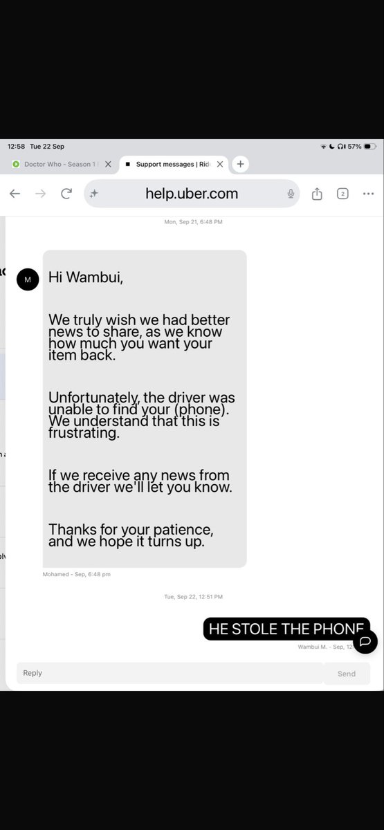 nj333riri's tweet photo. 🚨Phone thief alert 🚨 
@Uber_Support kindly assist. This isn’t fair! https://t.co/G9C5zdjLiu