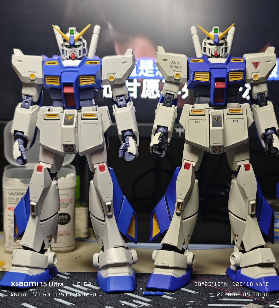 ANONBERLIN_'s tweet photo. GUNDAM“NT-1”ANDNT-1
#Gunpla #Gundam #mg https://t.co/JKyuOoaJ7d