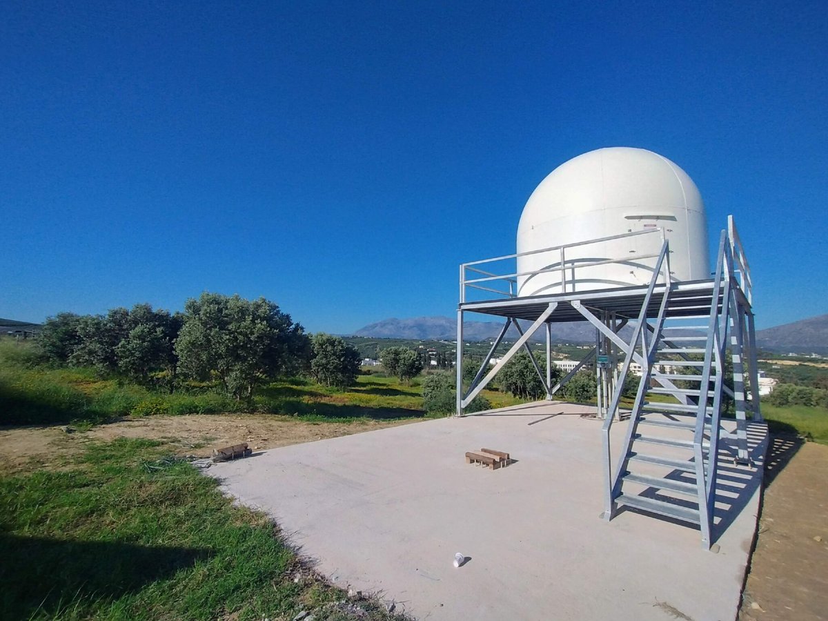 Open_Cosmos's tweet photo. A key milestone for Open Cosmos Aegean: a new ground station in Crete is now operational  

Open Cosmos have led the consortium responsible for building a new satellite ground station hosted at the Foundation for Research and Technology – Hellas (FORTH) in Crete. Consortium member Libre Space Foundation integrated the station's subsystems into a single working system, delivered the pass scheduling and control software, and installed and brought the station into service, which it continues to support.

This is a vital step for Greece’s Small Satellite Program which aims to build a constellation to enable real-time Earth Observation, maritime surveillance, and environmental monitoring capabilities across the region. 

“Our work doesn’t stop at launch. We also help build the infrastructure Greece needs to communicate with its satellites and put their data to use. The ground station in Crete shows what we can achieve by bringing together international experience, Greek expertise and strong partnerships.” -  Marita Georganta, Ground Segment Team Lead, Open Cosmos Aegean
Congratulations to all the teams who made this possible!

This project is part of the Greek National SmallSat Programme led by Greece’s Ministry of Digital Governance and Artificial Intelligence, in cooperation with the Hellenic Space Center and ESA, with funding from the Recovery and Resilience Facility.

Read more: https://t.co/tlPDIbeZE2