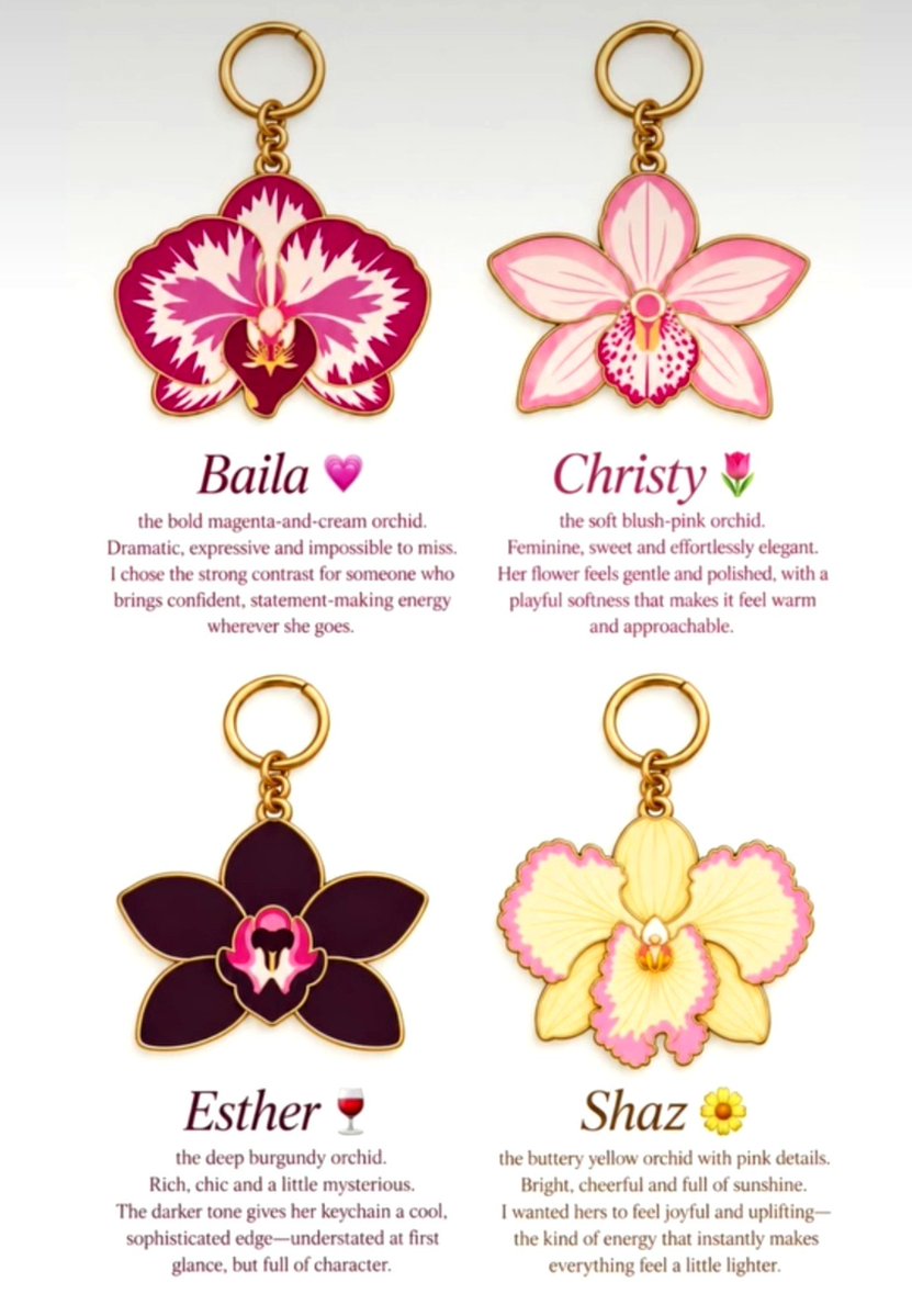 piinkerbells's tweet photo. Buat yang penasaran keychain masing² member 🌺

I bought Christy one 🌹 https://t.co/VHLbPrZp00