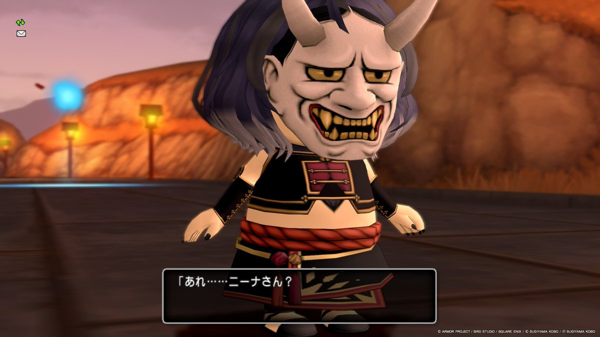 n0217_dqx's tweet photo. プクになってチムクエ！
鬼でドルボに乗るのはシュールで面白かった🤭
お面つけたまま、イベントに行ったら圧がすごかったです。 https://t.co/5rwNMB9VtP