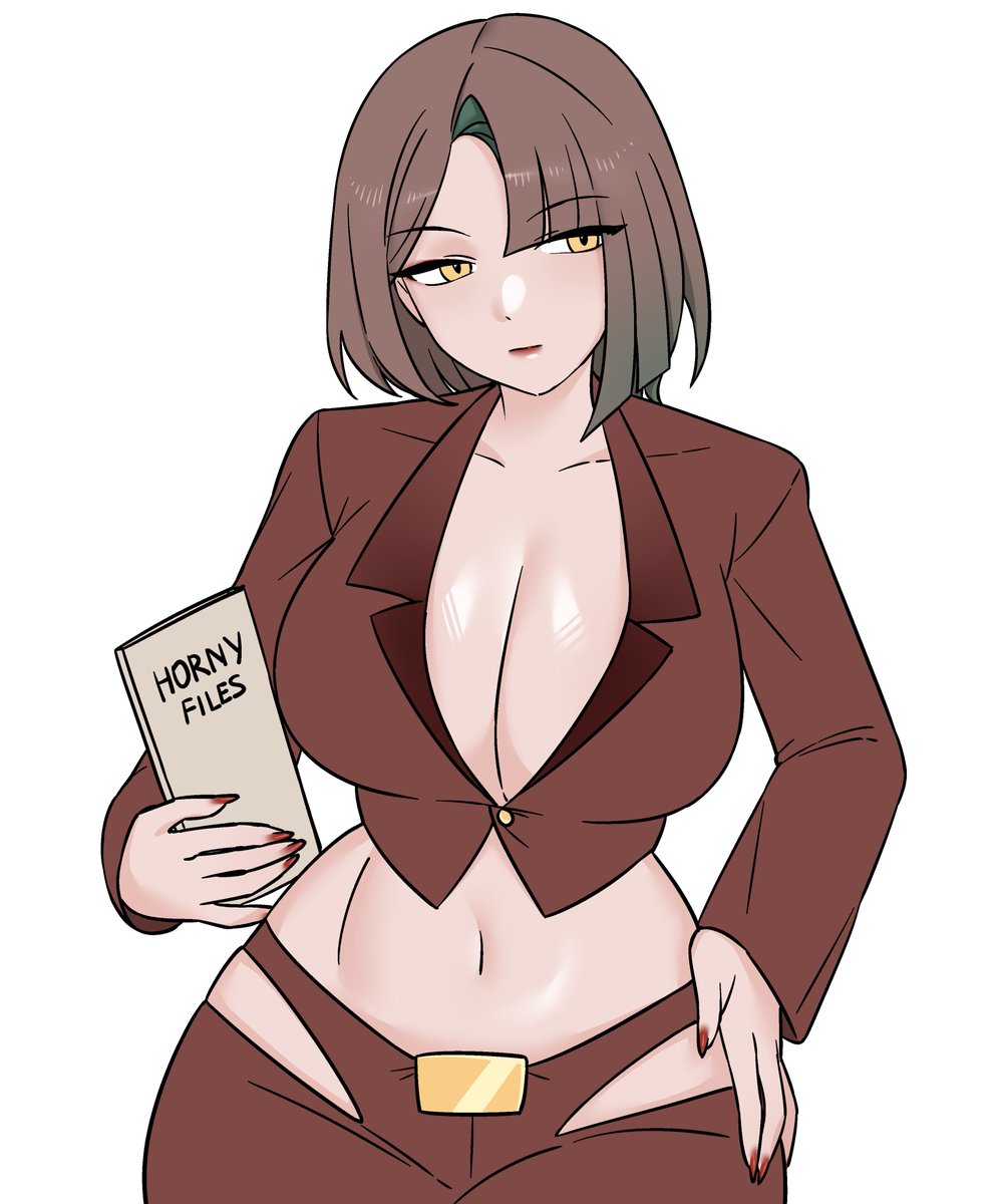 hsaur_'s tweet photo. A quick drawing of my #OC, her name is Mira, and she is a secretary >3 https://t.co/o5tUAOMHEU