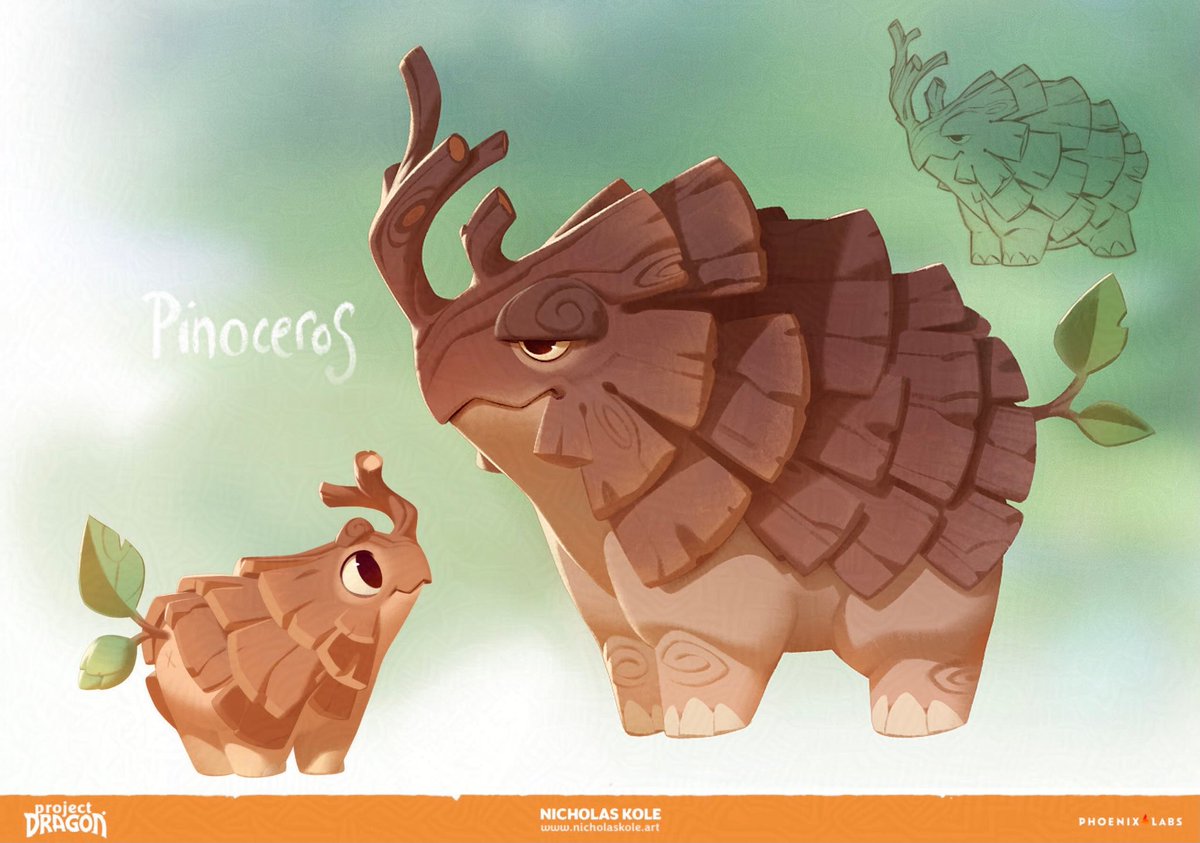 EverhavenWorld's tweet photo. A Pinoceros. Young ones were one of the pets planned for #Everhaven. #ProjectDragon #BringBackProjectDragon #cancelledgames #fantasygames #cozygames #conceptart #3Dmodels #3Dart

#2Dart by @FromHappyRock
3D model by @janekje: https://t.co/XRe9nCMMZn https://t.co/g2xAGaxVfC