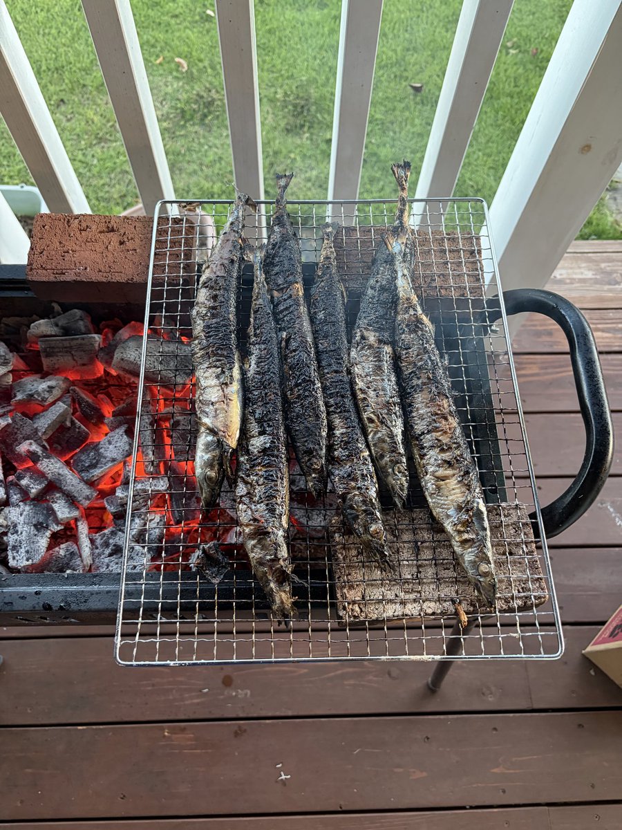 mzyn_mr's tweet photo. サンマ焼いた https://t.co/kLXugrvRBv