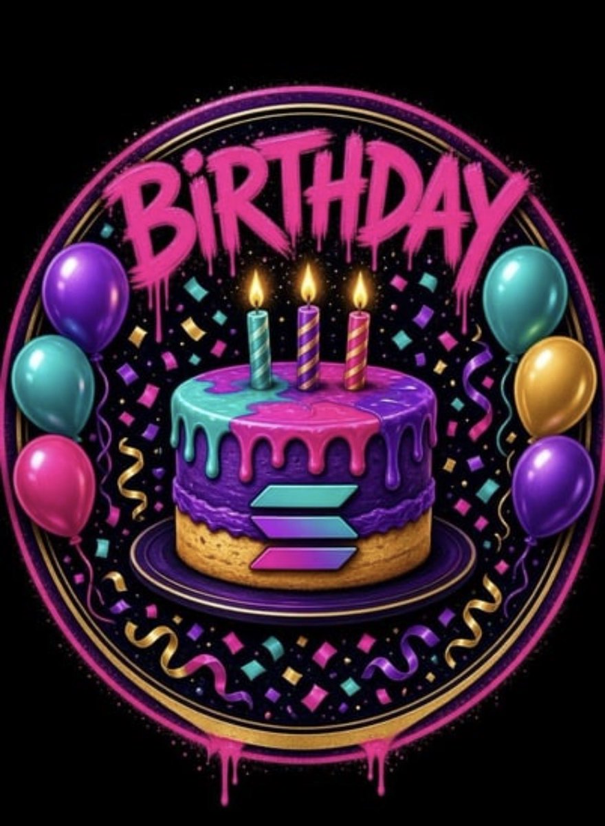 Crypto_Verse369's tweet photo. Every day feels like a celebration when you hold $BIRTHDAY 🎈 Tokenomics on point, community strong, and moonbound. Let’s get this party started! 🚀
#Crypto #Altcoin #Gems #Birthday #ToTheMoon https://t.co/SY67zY2YjV