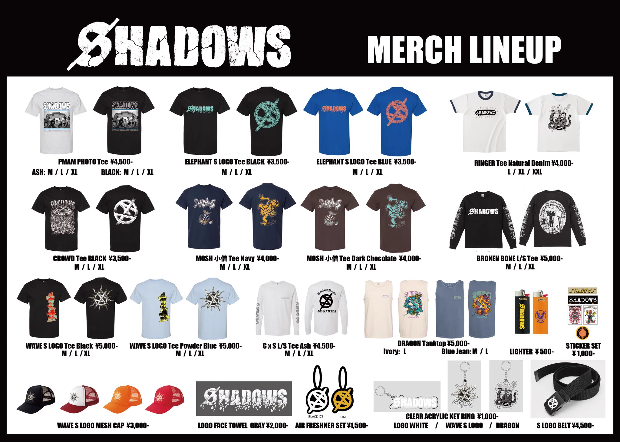 SHADOWS na platformě X: „【超PMAM SHADOWS GOODS】 -New merch