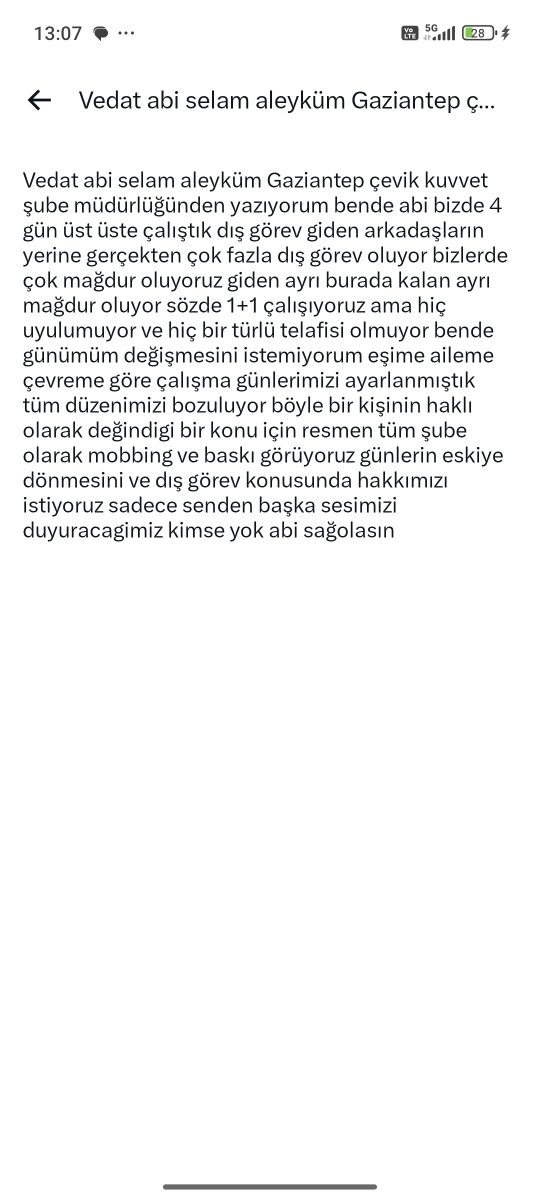 bombacimlym5's tweet photo. SİZDEN GELENLER...

YER-YİNE GAZİANTEP @gazianteppolis 

Gaziantep İl Emniyet Müdürümüz Sayın Serdar BÜYÜKLEBLEBİCİ Müdürüm...

KOLLUK-DER olarak sizden ricamız, makamı devralır almaz bu konuya hassasiyetle yaklaşarak çözüme kavuşturmanız olacaktır...

Biz böyle zorba ve ceberrut bir yönetimi asla kabul etmiyoruz...

Sizin de kabul etmeyeceginize ve gerekeni yapacağınıza olan inancımız tamdır...

Şimdiden teşekkür ediyor çalışmalarında başarılar diliyoruz. KOLLUK-DER 
@RTErdogan @tcbestepe @mustafaciftcitr @TC_icisleri @EmniyetGM @gantepvaliligi