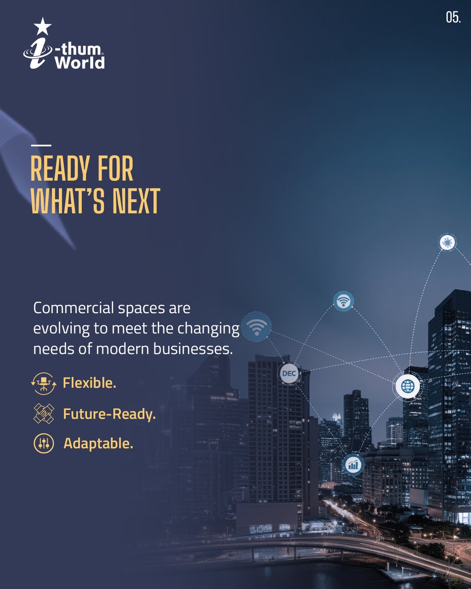 ithumworld's tweet photo. Our focus is on building smarter, more connected business environments that enhance productivity, enable collaboration, and prioritise occupant well-being.
๐https://t.co/xRNHo0UXfe
.
#IThumWorld #OfficeSpaces #RetailSpace #CommercialSpace #RealEstate https://t.co/aLIo4QstUM