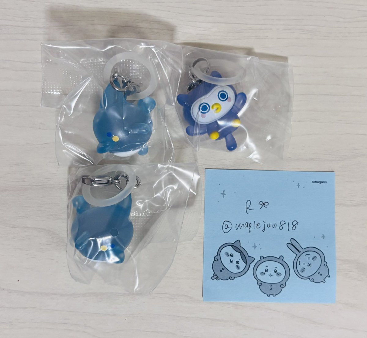 maplejun818's tweet photo. @kskamnos 初めまして、検索よりお声かけ失礼いたします。
いるかっち所持しております。まとめてではないのですが、みゃおっちとの交換可能でしょうか？
ご検討よろしくお願いいたします。 https://t.co/arvDG1cTvz