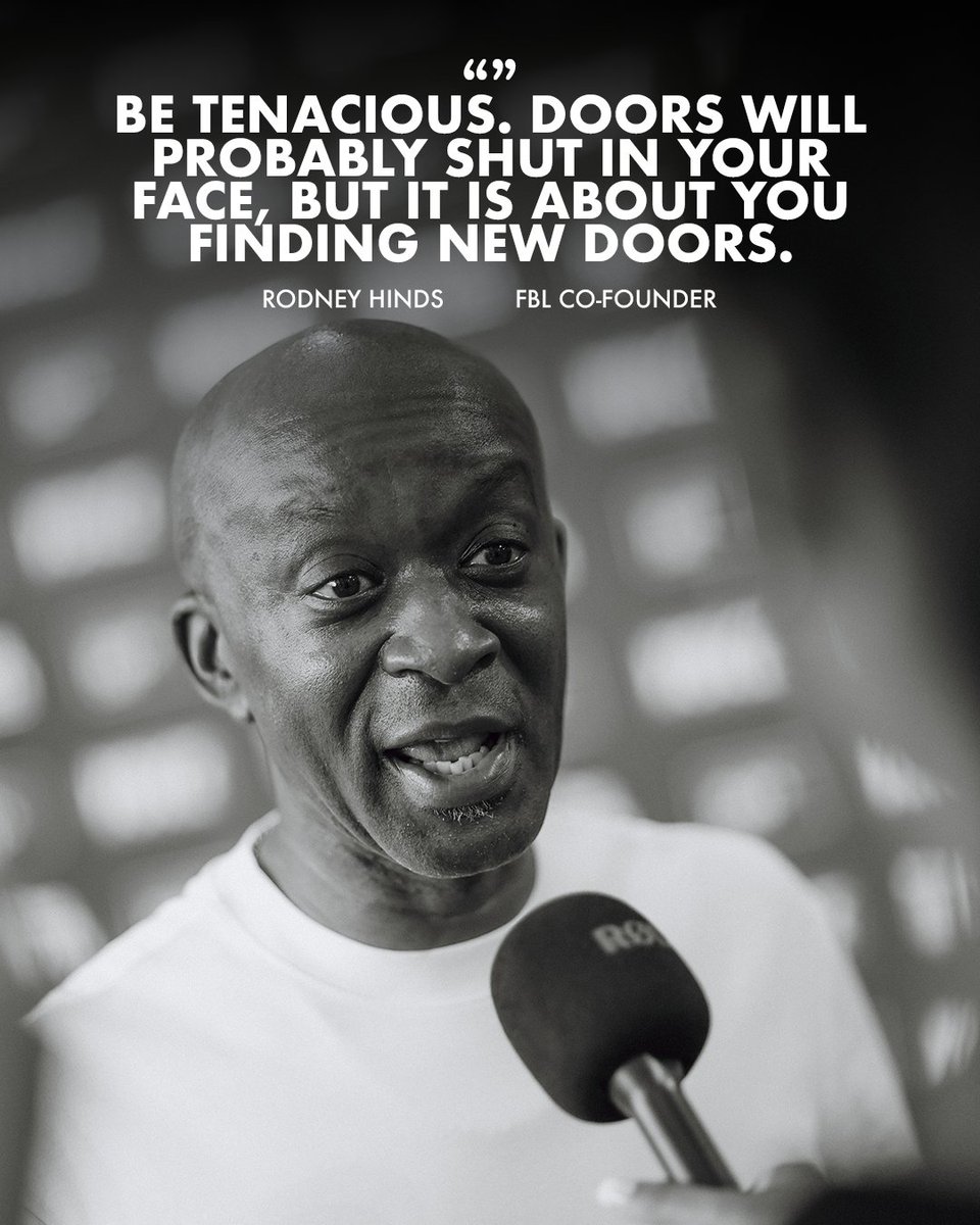 FootieBlackList's tweet photo. For decades, Rodney Hinds has used journalism to champion Black voices, challenge the game and help create lasting change.

As co-founder of the Football Black List, his work has helped ensure that the achievements of Black people across football are recognised and celebrated.

Now, Rodney shares his own story.

From his experiences as a young Black journalist entering the press box to the creation and continued impact of the Football Black List, this is a conversation about tenacity, representation, progress and the work still to be done.

The interview is part of our new content series, supported by The FA, sharing the stories of influential Black figures across the game.

Watch the full conversation ➡️ https://t.co/5H4seDzZP6