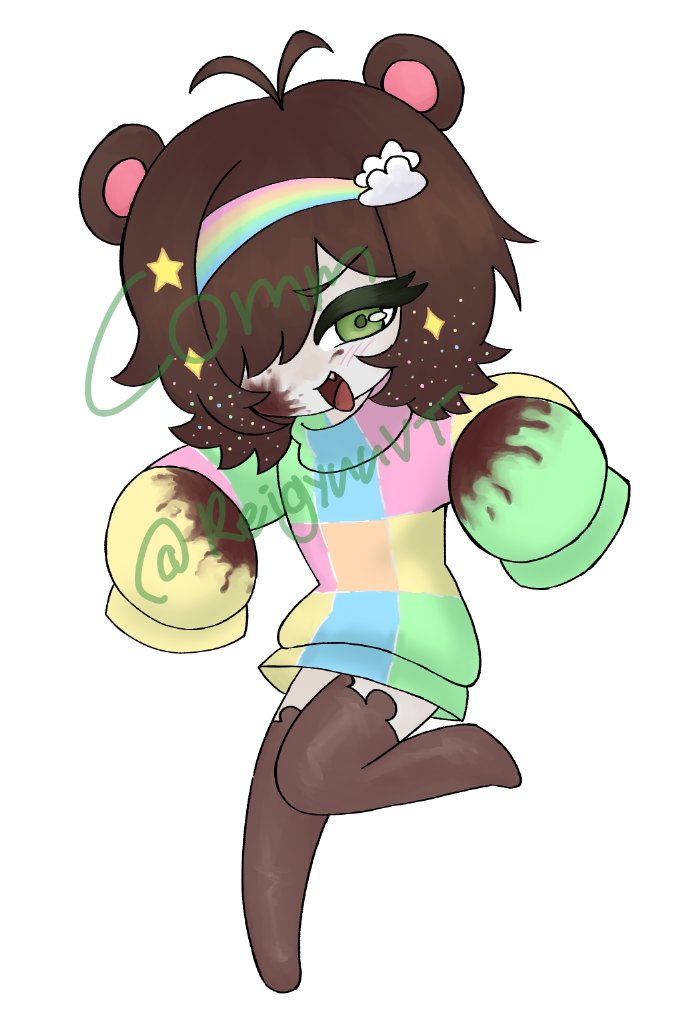 ReigyuuVT's tweet photo. Comm for @/ BobearGaoo ✨🐻✨ https://t.co/JcIEvsy0Fc