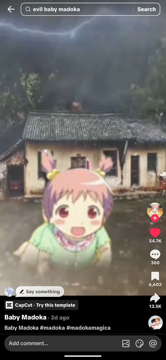 mys7e's tweet photo. I love low quality image baby madoka sm https://t.co/ePzFtEwPws