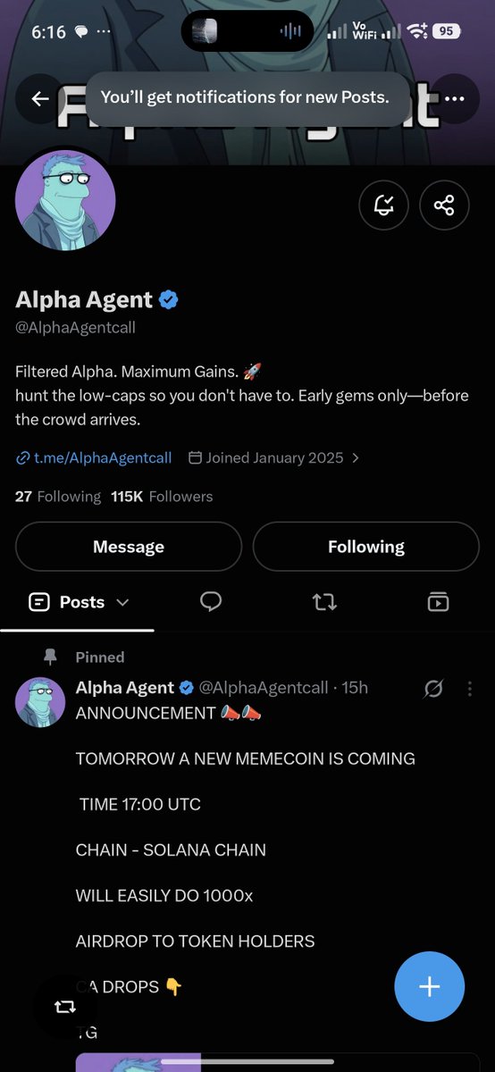 Tseroje's tweet photo. @AlphaAgentcall Let's go 

FgjoEZeF9XQnkw4pf8DVVSDbN3PCjrqj69KWZVvnvXLx https://t.co/esLJbHhevS