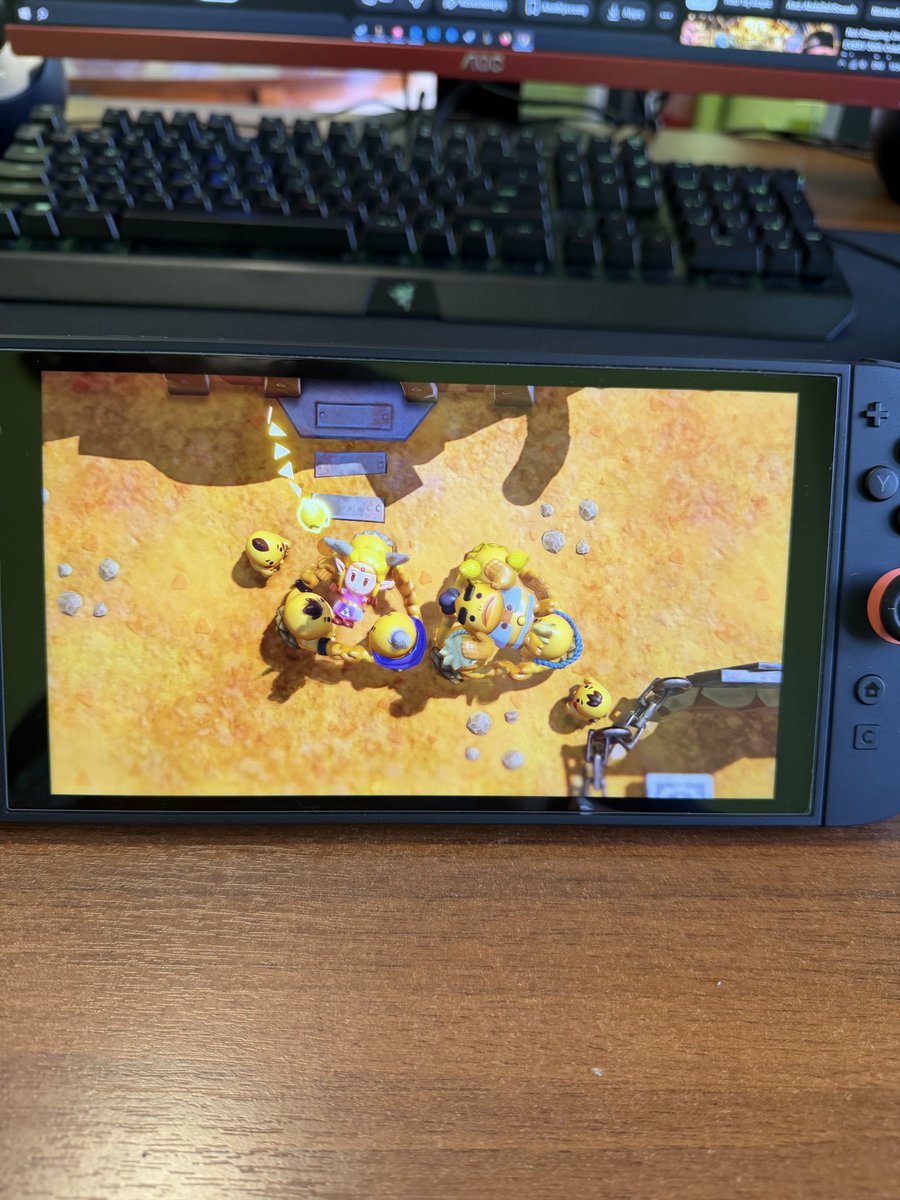 Scaphandros's tweet photo. Around 80% into Zelda: Echoes of wisdom. 
Cute little puzzles, maximum cozy vibes and wondering around having a good relaxing time. 🎮🕹️ #zelda #echoesofwisdom #nintendo #switch2 https://t.co/MhQCYvWmY2