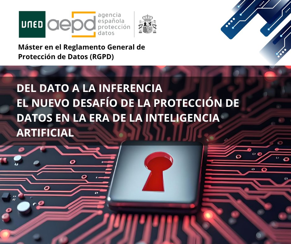 MasterRGPD's tweet photo. Nueva entrada en el blog del Máster en el RGPD de la UNED con el apoyo de la AEPD: https://t.co/Wb2YYSuKGj

@FundacionUNED   #RGPD #Privacidad #InteligenciaArtificial #DatosPersonales #InferenciaDeDatos https://t.co/HQon5Idmoz