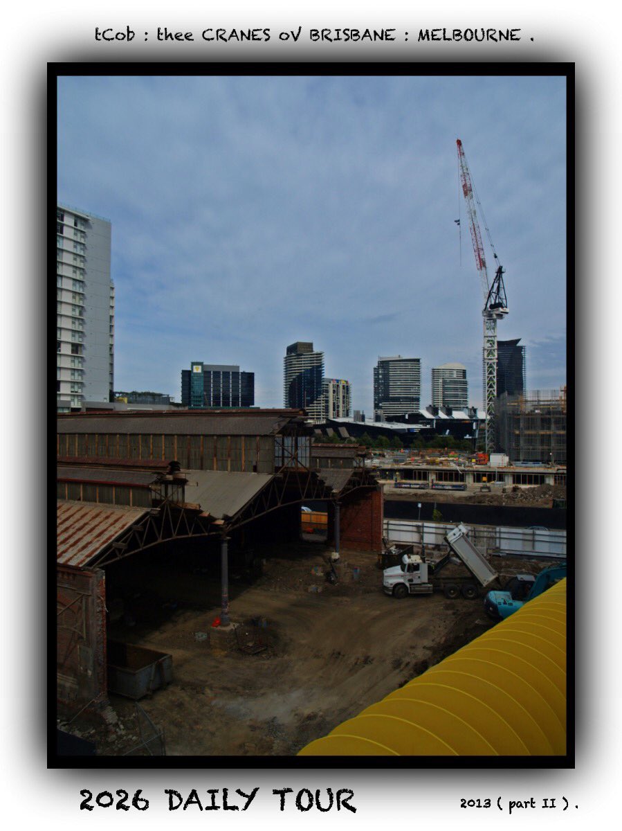 CraneovtheedaY's tweet photo. #CRG_DLTN ( World’s Leading Cranespotter ) :
in Association w/ Crane oV thee DaY presents #COLLECTABLE LOCATIONS :
oV #theeCranesovBrisbane /)'>
A Tower Crane Art Photography #COLLECTION
in LEAD UP to AFL FINAL - MELBOURNE WEEK :
DAY : 265 - COLLINS SQUARE : MELBOURNE . https://t.co/oT0Vcx9duQ