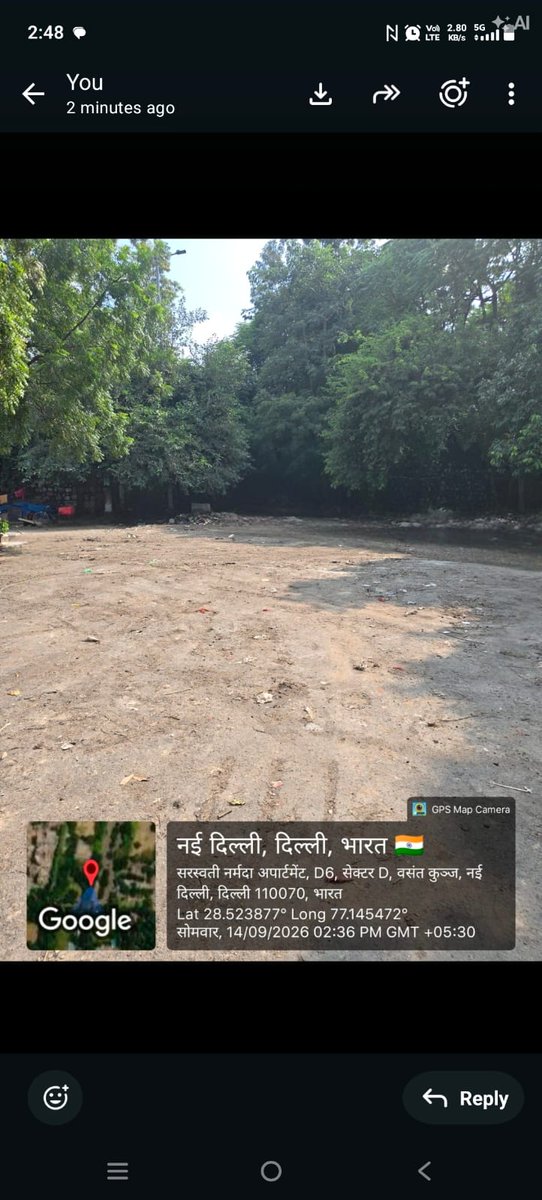 DCSOUTHZONE's tweet photo. @SaraswatiRwaD6 @MCD_Delhi @LtGovDelhi @CMODelhi @gupta_rekha @jmehlawatbjp @DelhiGovDigital @p_sahibsingh @MoHUA_India @mlkhattar @PMOIndia @KunjWelfare @RamvirBidhuri @SandhuTaranjitS @SwachhBharatGov We’re pleased to inform you that the issue has been resolved. MCD remains committed to enhancing the quality of life for Delhi’s citizens and was happy to assist.
Warm regards,
Team South Zone, MCD
@MCD_Delhi https://t.co/uy4SdrI14L
