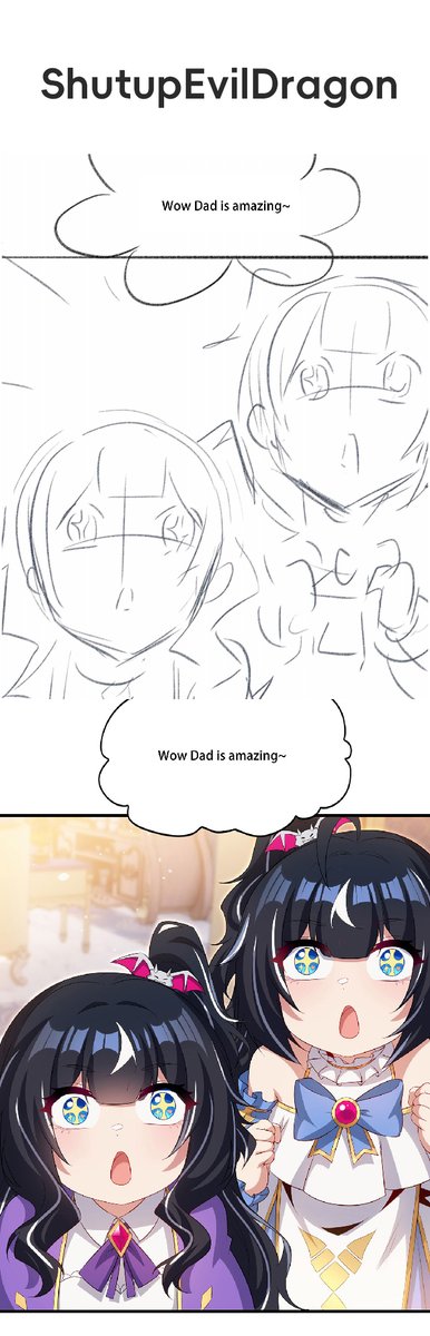 lolobun_mk's tweet photo. So far, I’ve mostly shared favorite early comic moments. This time, my editor suggested I post a few storyboard excerpts too, so I picked some parts I like to show with the final panels. Any scenes stand out to you?

#manga #ShutupEvilDragon https://t.co/HSocavNemq