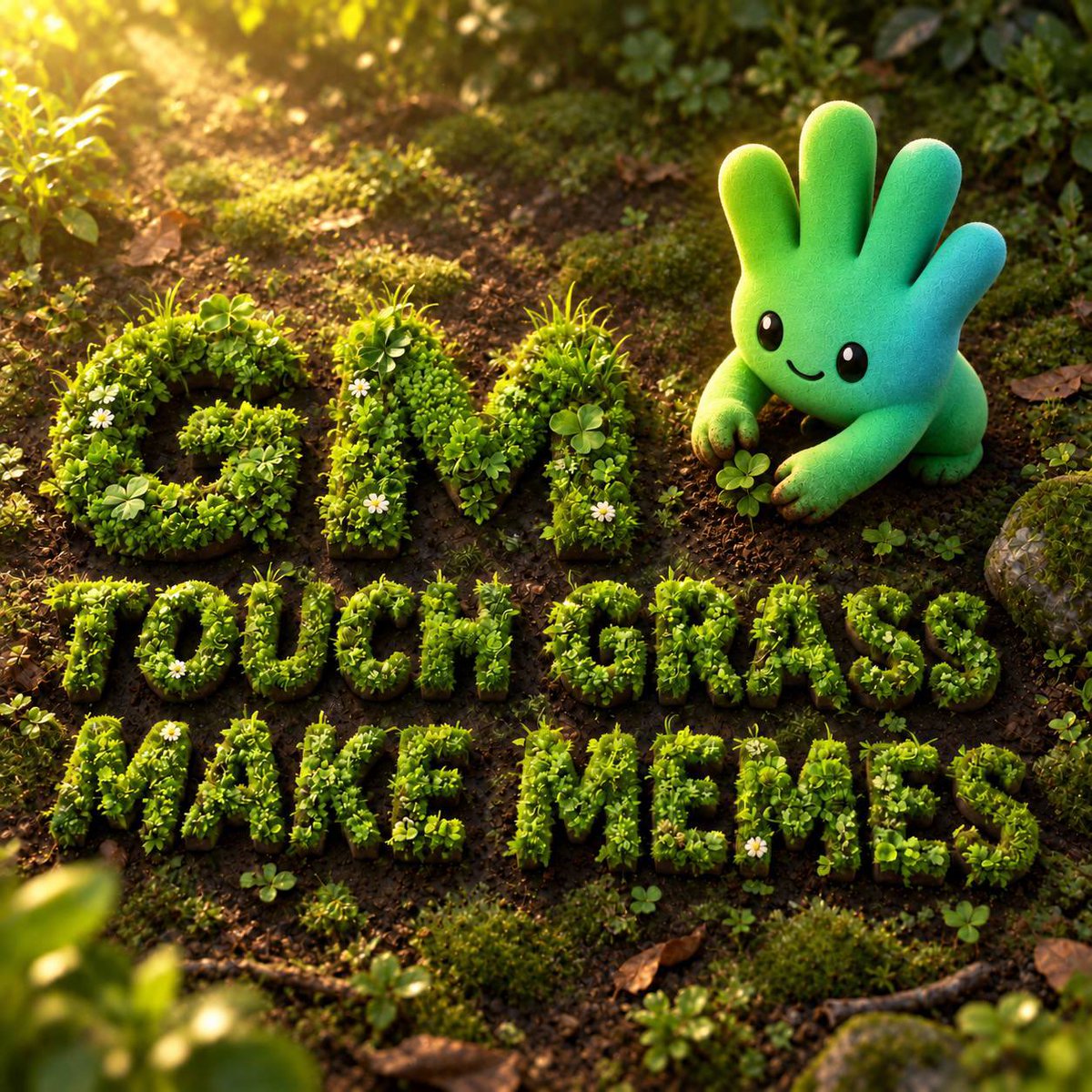 fourdotmemezh's tweet photo. GM, gardeners. 🌱
Touch grass.
Make memes.
See you on https://t.co/1Z0bhc8Nb4. https://t.co/IworIk0cws