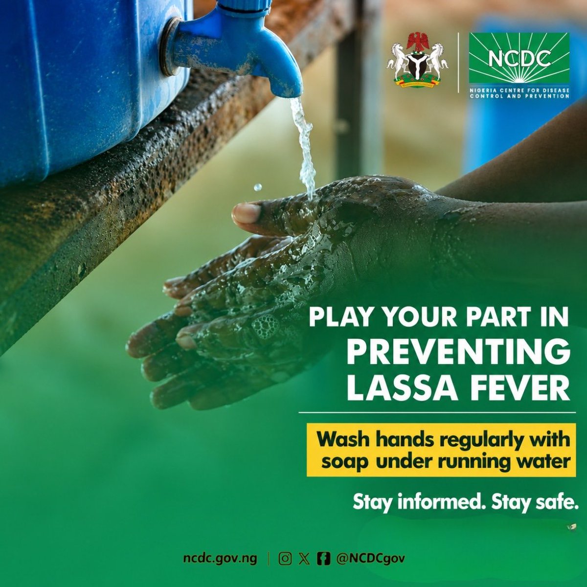 NCDCgov's tweet photo. Lassa fever occurs throughout the year, but cases usually increase during the dry season.

While NCDC and One Health stakeholders intensify preparedness, we all have a part to play in preventing Lassa fever. 

The time to act is now. Keep informed. Keep safe. 

#LassaFever #LassaFeverPrevention #OneHealth #NCDC