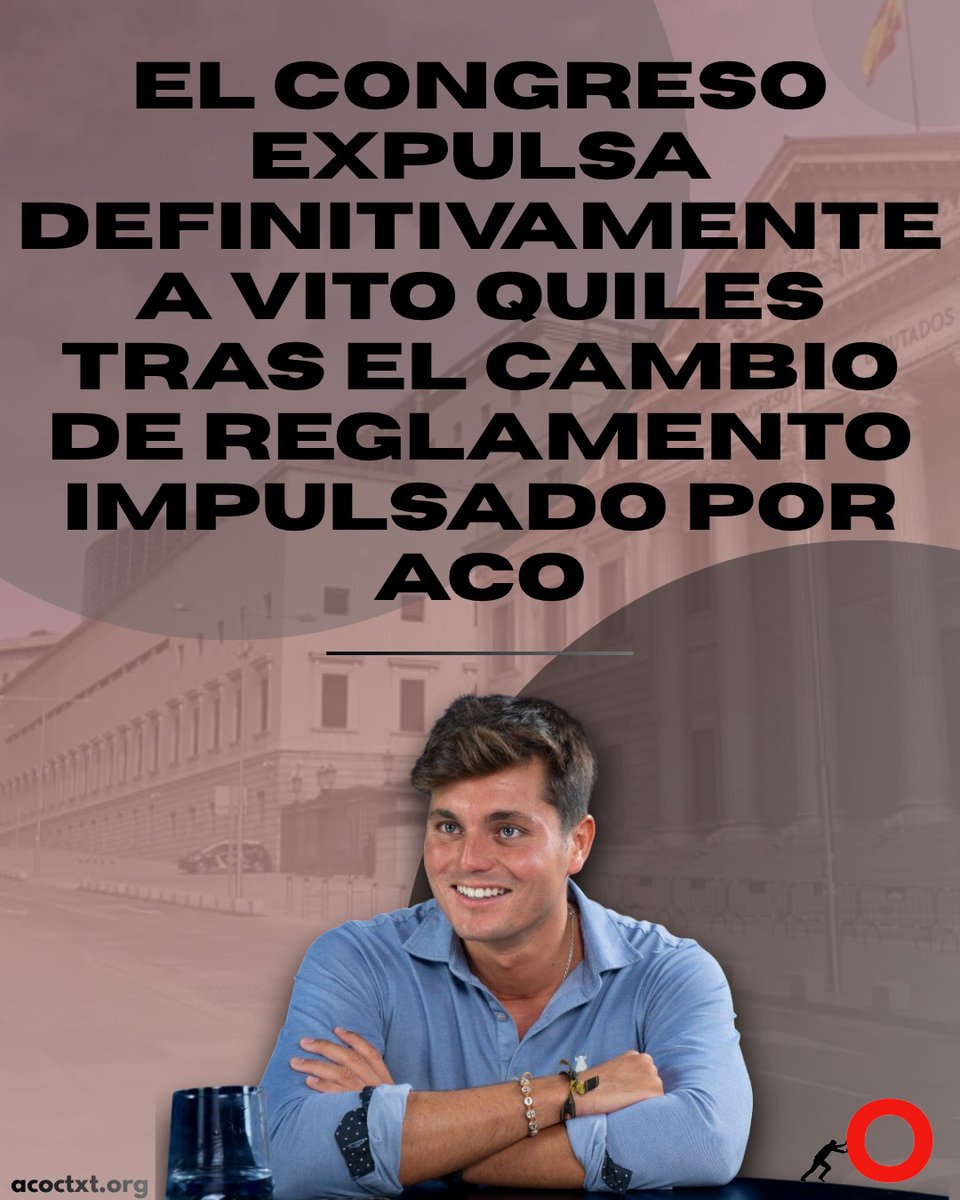 Contra_El_Odio's tweet photo. En 2024 ACO pidió a la Mesa del Congreso que anulase las credenciales del activista de extrema derecha, Vito Quiles. 2 años después, ha sucedido. 

Gracias a todos los que nos apoyáis, seguiremos trabajando para hacer nuestro país un poco más democrático.
https://t.co/UvFv1EkxuQ https://t.co/0pYxjKD8YQ