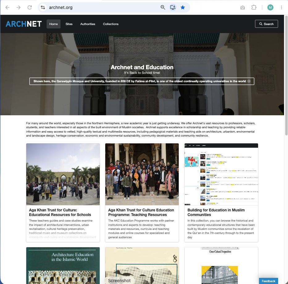 archnet's tweet photo. Happy September to everyone starting the new academic year! This month's Archnet homepage highlights pedagogical resources in Archnet, as well as educational architecture throughout Islamic history. https://t.co/63ryPPdhOL #education #backtoschool #IslamicArt #Architecture https://t.co/YhaeEc8ezR