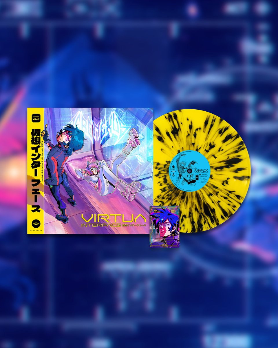TimeSlaveRec's tweet photo. O U T  N O W - Virtua Interface
The brand new album by @theaeronexus 

Available on Vinyl &amp; Cassette 
Including exclusive Trading Cards

https://t.co/Do0CRtLVJ8

Album artwork by lighthouseanomaly https://t.co/jcb59s7dcL