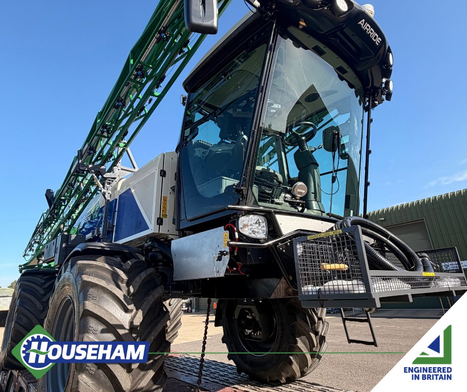 HousehamSprayer's tweet photo. This week, a customer in Gloucestershire took delivery of his brand-new Air-Ride.
Great workmanship from the team, who take real pride in building every sprayer that leaves the factory.
Looking for a new or pre-owned sprayer? Get in touch.
#Househam #AirRide #Agriculture #Farming https://t.co/xeDX2wY4tS