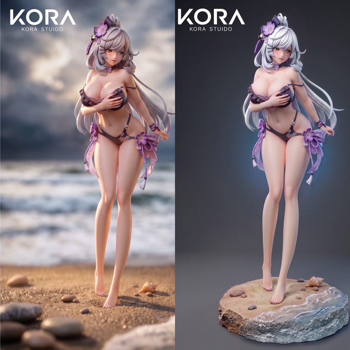 Nteupdates's tweet photo. Zankou fans, you NEED to see this 👀

The first ever Zankou figurine by Kora Studio is finally here, wearing her recent swimsuit outfit!!

The quality looks SO good, especially the eyes and outfit details 

#NTE #NevernessToEverness #Zankou https://t.co/FsYRn6PzOs