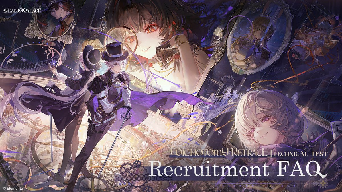 SilverPalace_EN's tweet photo. "Dichotomy: Retrace" Technical Test Recruitment Now Open

Dear Detective,
Following the conclusion of the "Dichotomy Beta Test", we have been actively working on multi-platform adaptation and performance optimisation. To further refine and polish the gameplay experience, we are now recruiting players for the "Dichotomy: Retrace" Technical Test. Please find the details of this test recruitment below.
▍Recruitment Survey
Click the link below to complete and successfully submit the recruitment survey for a chance to qualify for the test.
Survey link: https://t.co/9zUQ0g8XtD
▍Recruitment Period
From now until 2026/10/10 18:00 (UTC+8)
▍Type
"Dichotomy: Retrace" Technical Test is a limited, confidential technical test with a data wipe and does not include in-game purchases.
※ The game is still in development and undergoing refinement. The content available during this test is not representative of the final release.
▍Test Platforms
Android and iOS. To provide a more comprehensive testing experience, PC will also be available simultaneously.
※ Your test platform will be assigned based on the information provided in the test survey. Please refer to the platform shown when checking your test eligibility.
▍Test Duration
Detectives who have been selected for the test will be notified directly at a later date.
▍Test Eligibility
The "Dichotomy: Retrace" Technical Test is a confidential test. Detectives who are selected to participate must sign a Non-Disclosure Agreement (NDA) before the test begins. Official notifications will be sent at a later date via email or other appropriate channels to Detectives who have successfully obtained test eligibility.
If you have already obtained access to the test through the "Dichotomy Beta Test" event, you will need to complete this recruitment survey and provide additional information. Once you have completed the survey, you will be granted access to this test directly. If you do not submit this survey, you will not receive any further notifications or invitations regarding the test.
▍Additional Information About the Test Version
This test features a performance-optimised version of Silver Palace, with content that is largely consistent with the "Dichotomy Beta Test".
Device compatibility, performance optimisation, and visual quality are still being actively developed. The experience during this test is not representative of the final release. During the test, you may encounter issues such as device overheating, frame-rate drops and stuttering. We will continue to optimise the game throughout development. Thank you to all our Detectives for your understanding and support!
▍For more information, please refer to the announcements on the official website: https://t.co/BHZa8Q1Tdc
▍If you have any questions about this test, please send us your questions via email here:
service_global@elementagames.com
Thank you for your interest and support!

#SilverPalace