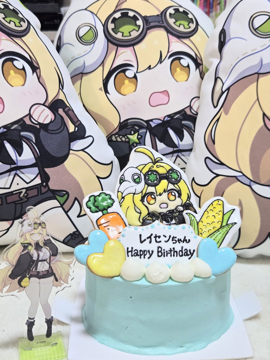 kero_nanase's tweet photo. 💛︎🥔💛🥦🍠💛💛🥒🌽💛🍓💛
🐣レイセンちゃ〜〜〜〜ん！！🐣
🐣お誕生日おめでと〜う！！！🐣
🐣愛愛愛愛愛愛愛愛〜！！♡♡🐣
💛🥑🥕💛🥬🫛💛💛🍆💛🫑💛
#ステラソラ https://t.co/OW1a64LADy