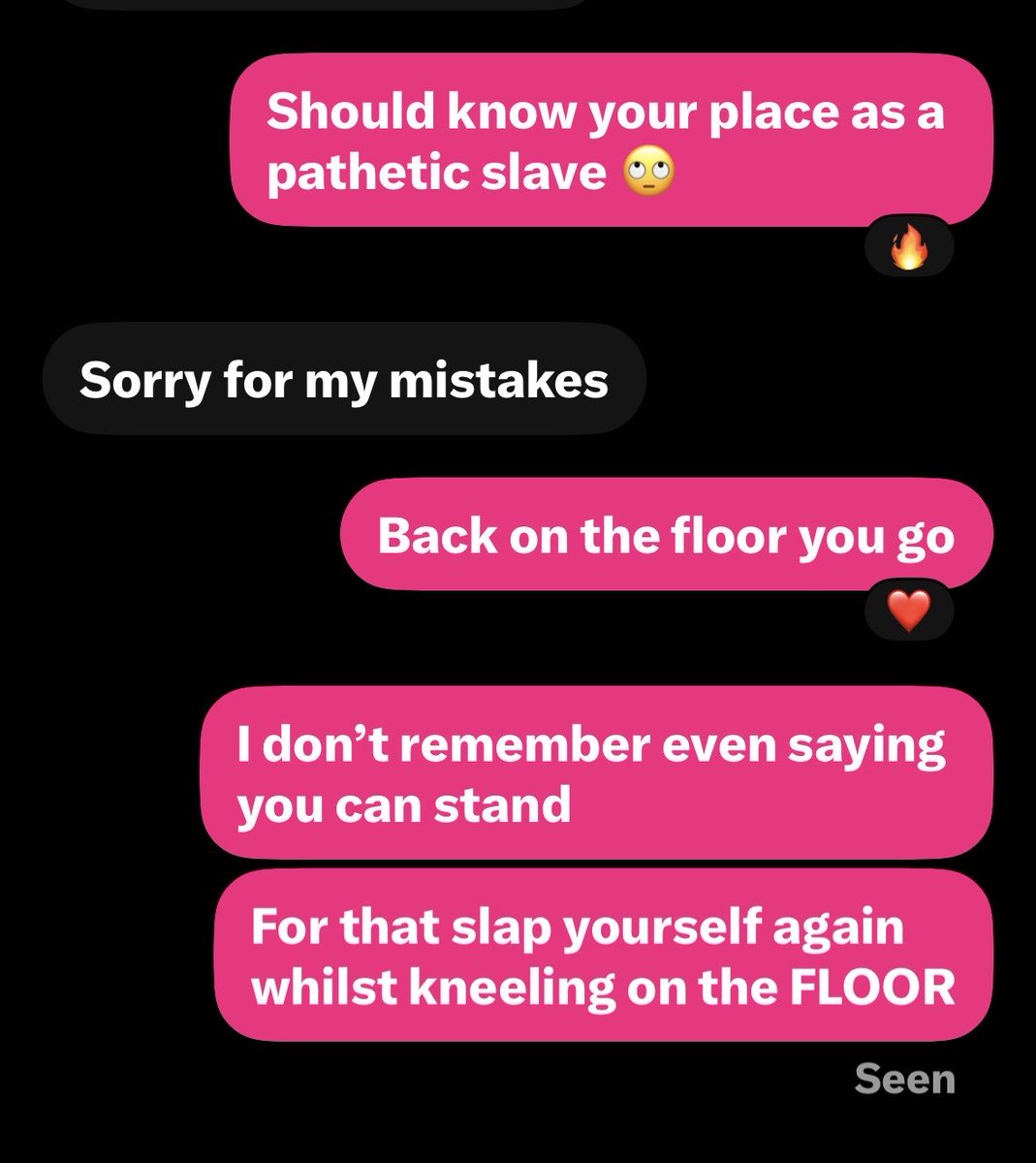backupevena23's tweet photo. I just love controlling you silly d£mb boy https://t.co/ddOg1HCJvI