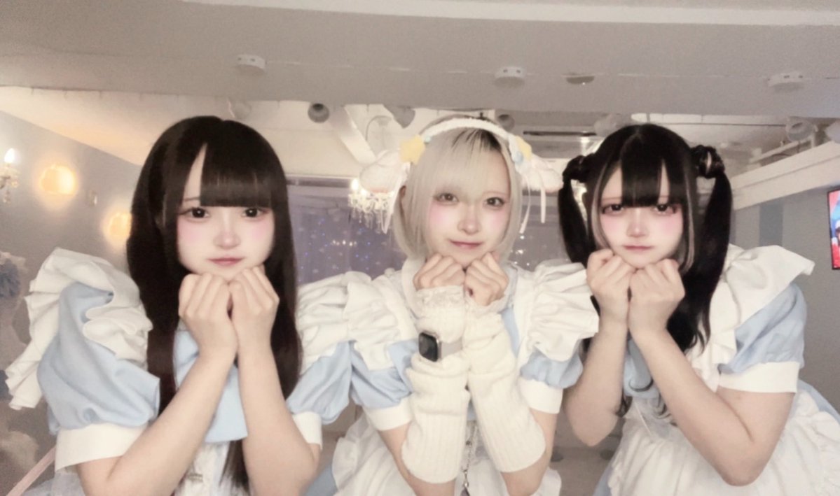 mello_sheep's tweet photo. ⋆˙⟡♬.*ﾟ まったり ♬.*ﾟ⋆˙⟡

💎もゆ　💠メノ　❄️にゃむ

 #コンカフェ  #川越 https://t.co/Kbkm0S1dh7