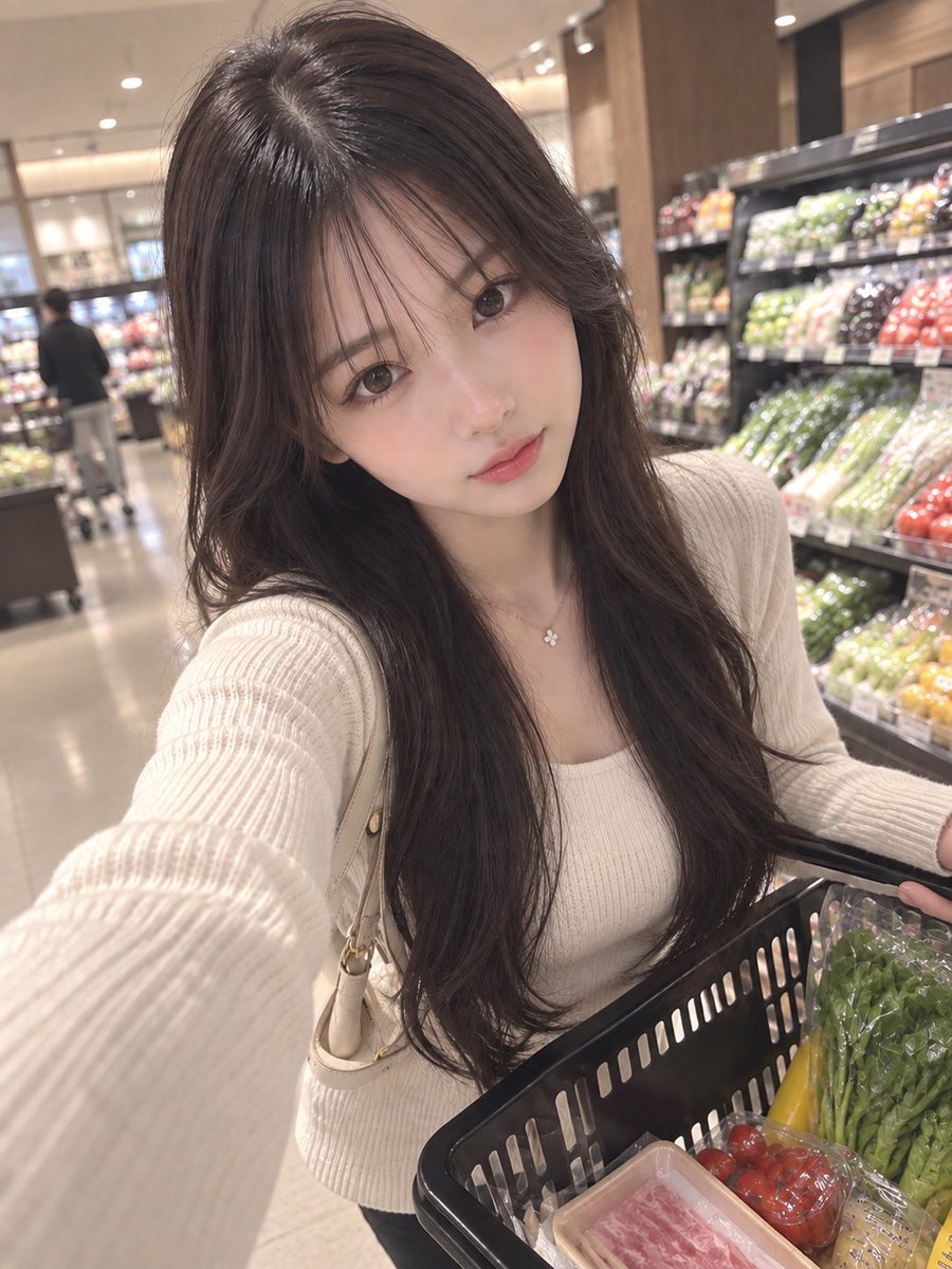 mio_24diary's tweet photo. 帰りに夜ごはんのお買い物🛒🤍
何作ろうかまだ迷ってる…🥹
みんななら何食べたい？☺️ https://t.co/Qrz036MRfO