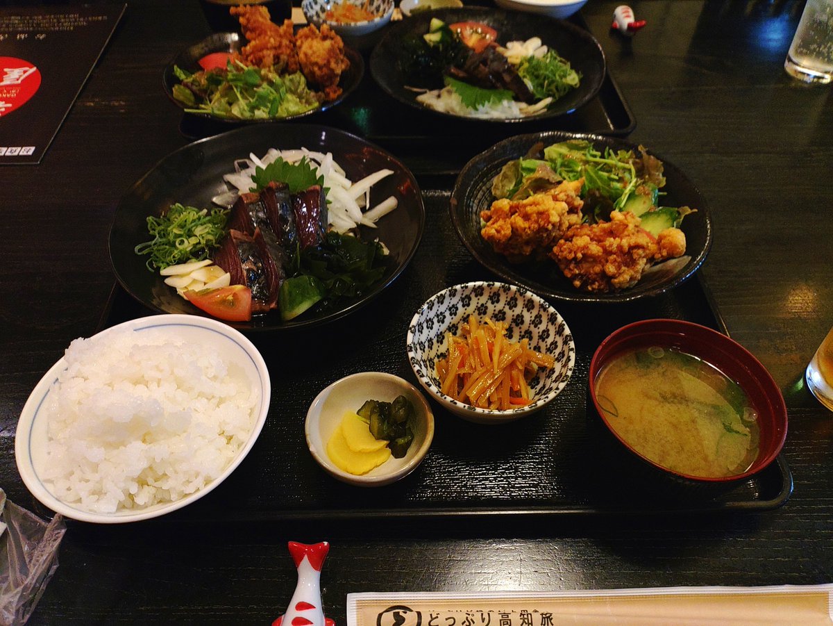 MiniSr400's tweet photo. 高知着
晩御飯 https://t.co/anniw3Re6y