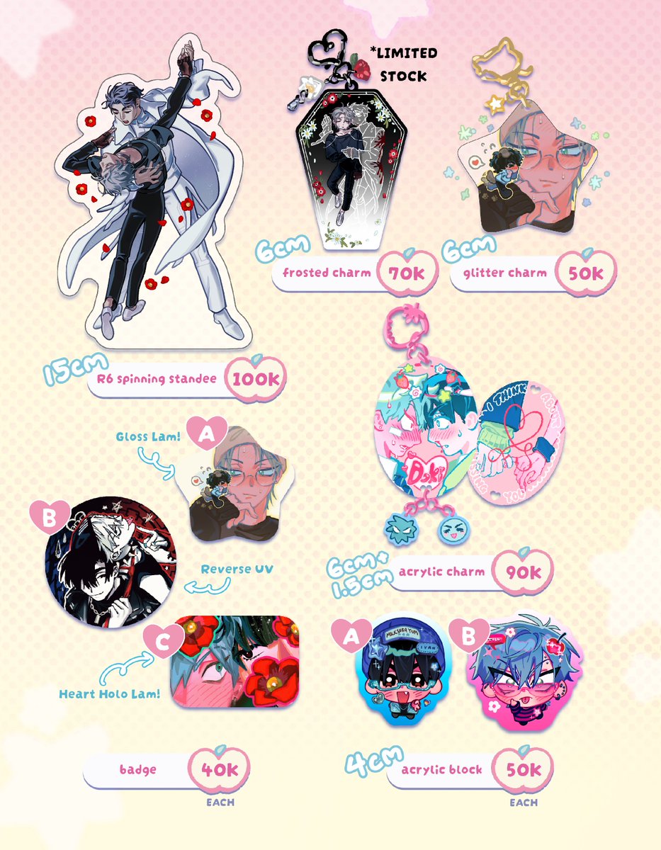 apputaachan's tweet photo. [🩷&amp;🔁 appreciated!] #CF23 PO catalogue

📆22 Sept - 29 Sept
❤️ Pick up ONLY
🍎 G-59 ApplePudding (Both Days)

🌼AlienStage, HollowKnight, OHSHC, Originals, A3!, etc.
#cf23catalogue #Comifuro23
[1/2] https://t.co/9AEFKAV1jN