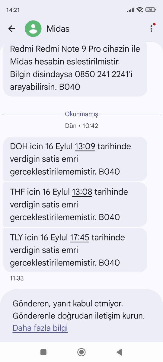 Yabanovali's tweet photo. @cevdetakaychp Sayın vekilim, 16 Eylül'deki verdiğimiz satış  emirlerimiz, 17Eylul sabahı iptal edildi. Bizleri mağdur ettiler , banka ilettik , diyor ,takas bank bize gelen emirleri iptal etmedik diyor. Peki o zaman kim etti? Bu konuyu lütfen gündeminize ekleyin , bizlerin yanında olun. https://t.co/Ljsslelj2n