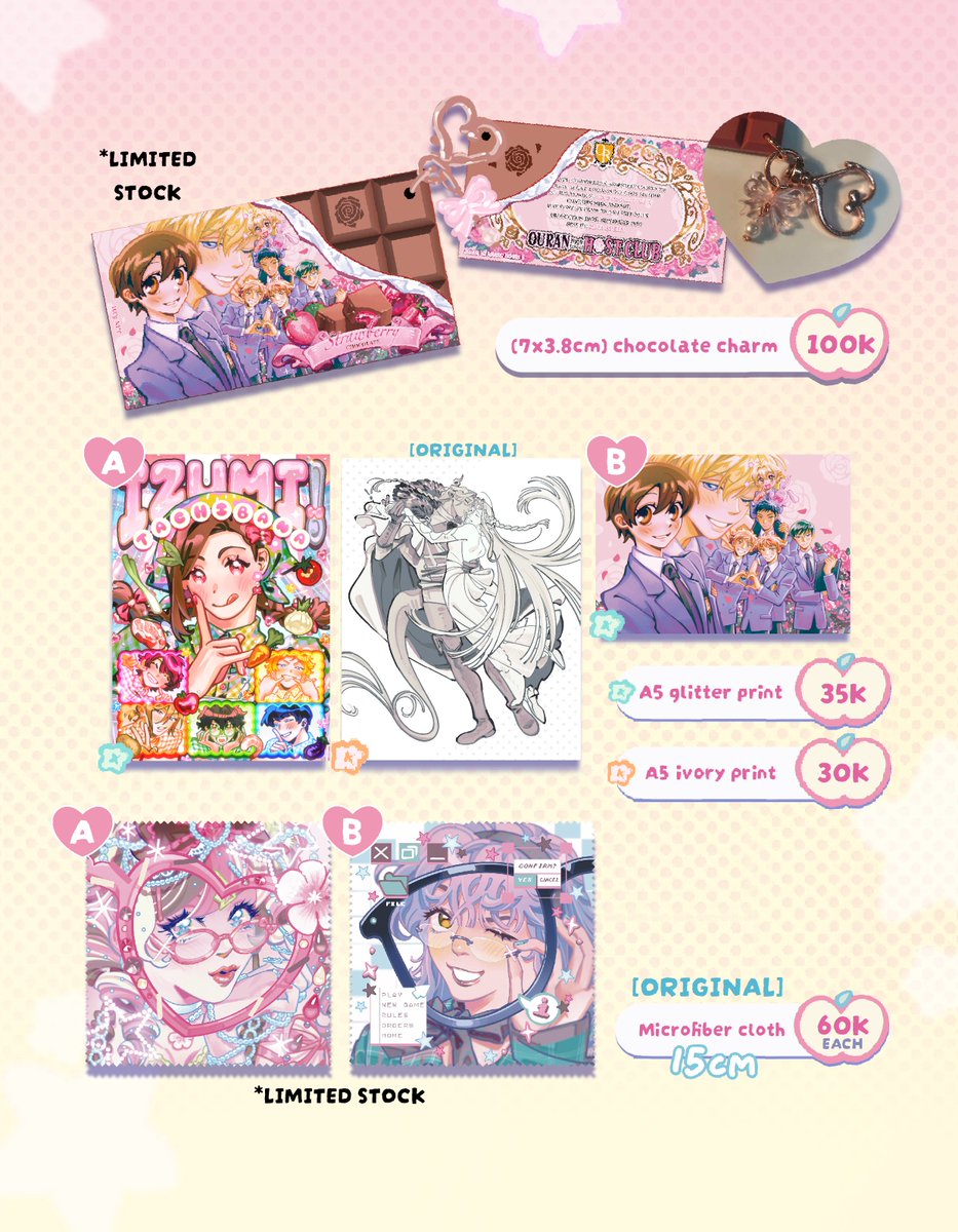apputaachan's tweet photo. [🩷&amp;🔁 appreciated!] #CF23 PO catalogue

📆22 Sept - 29 Sept
❤️ Pick up ONLY
🍎 G-59 ApplePudding (Both Days)

🌼AlienStage, HollowKnight, OHSHC, Originals, A3!, etc.
#cf23catalogue #Comifuro23
[1/2] https://t.co/9AEFKAV1jN