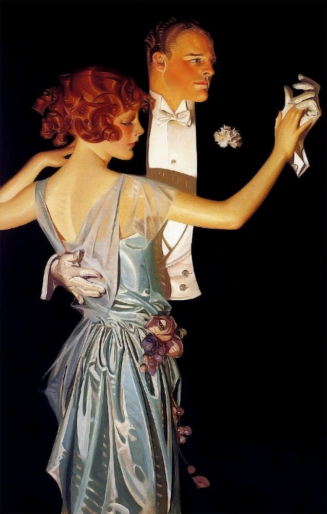 exel_paint's tweet photo. I used this leyendecker artwork for reference https://t.co/dm70FuGfs0