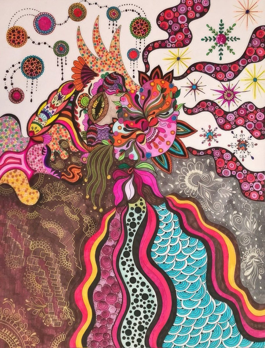 Tara36no's tweet photo. Happy #TEZOSTUESDAY 

My physical paintings ♥️

Each of my paintings has its own story and I always draw with my inner inspiration without deciding what design to draw, and this makes each of my paintings have its own shape🥰

https://t.co/rEchr79gdG

#TEZOS #OBJKT https://t.co/yoppLfKVaV